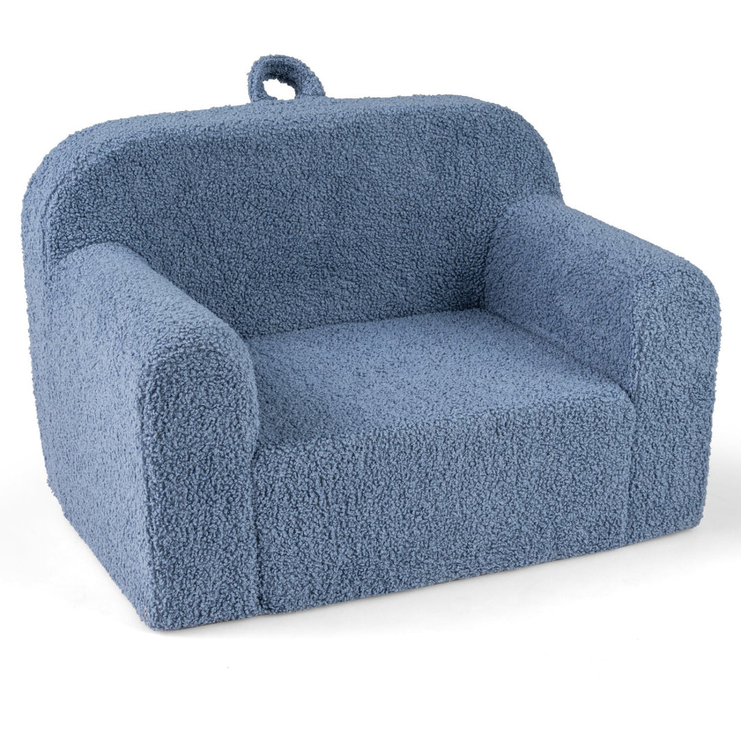 Kids Couch Portable Toddler Sofa with Anti-slip Base