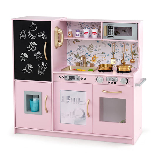 Toddler Pretend Play Kitchen for Boys and Girls 3-6 Years Old