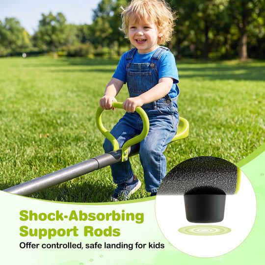Kids Seesaw Swivel Children Teeter Totter Outdoor Play Set for 2 Children