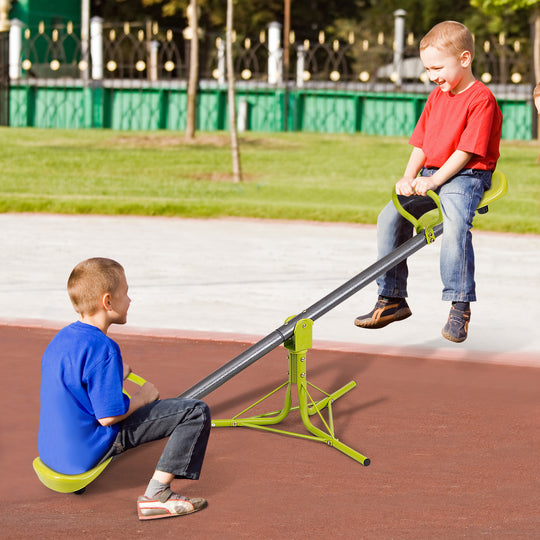 Kids Seesaw Swivel Children Teeter Totter Outdoor Play Set for 2 Children