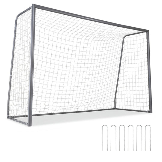 Kids Soccer Goal with Tear-Resistant Net and Ground Stakes for Professional Everyday Match