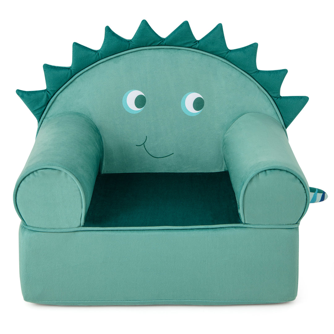 Original Kids Sofa with Armrest and Thick Cushion-Green