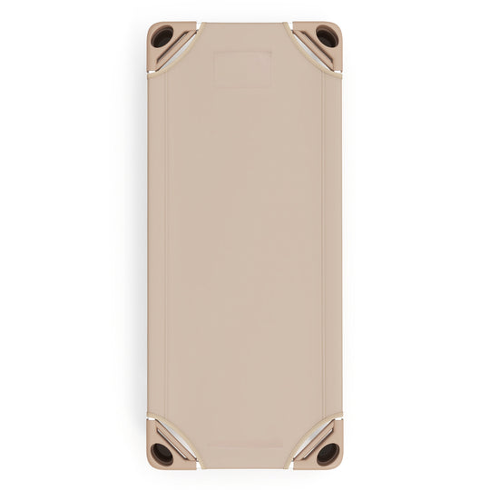 Kids Stackable Daycare Cot Pack of 6 with Detachable Oxford Cloth-Beige