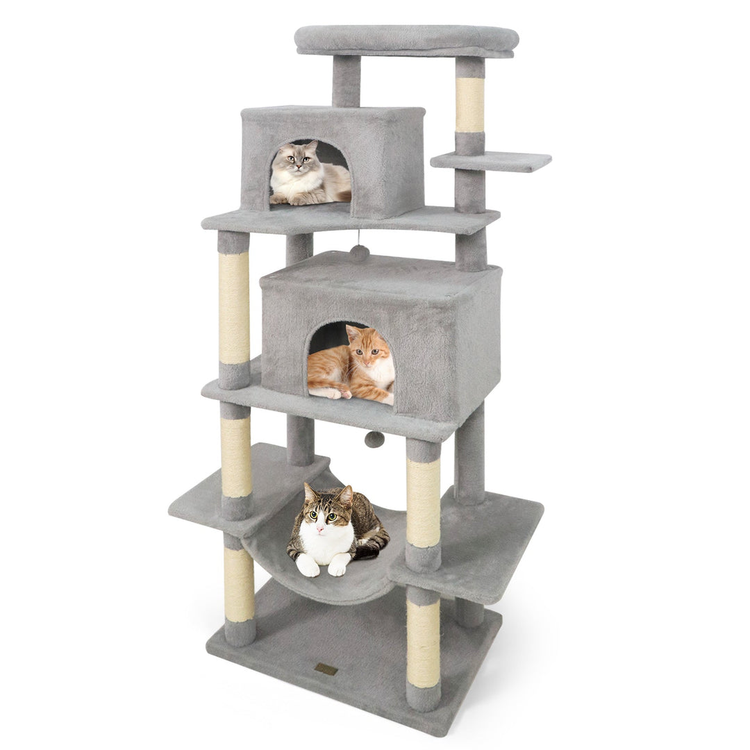 Large Cat Tree for Indoor Cats 70" Tall Cat Tower