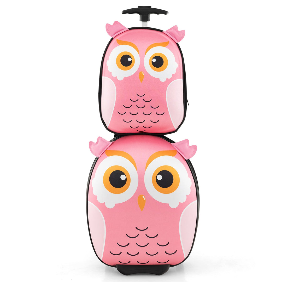 Lightweight and Portable Rolling Suitcase for Children