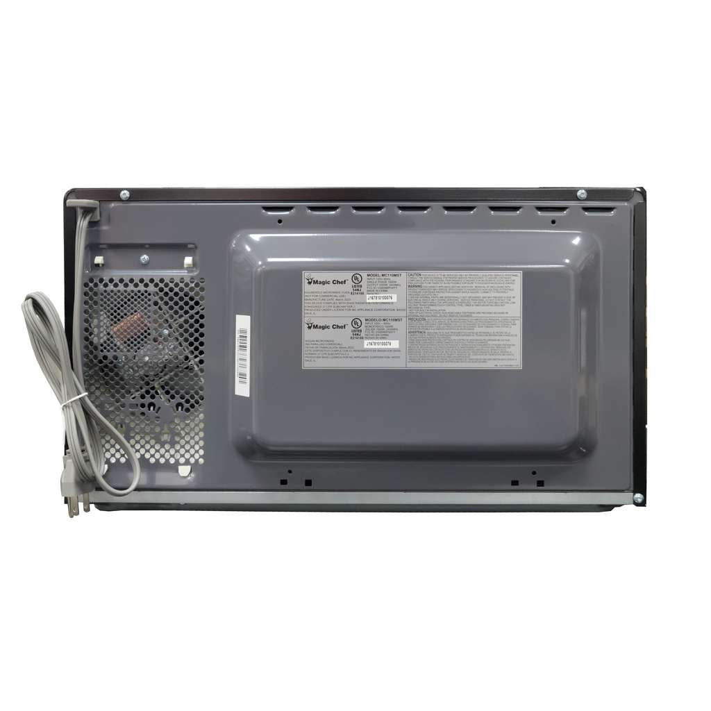 Magic Chef 1.1 Cu. Ft. 1,000W Countertop Microwave with Digital Touch Controls - Stainless Steel - view 6