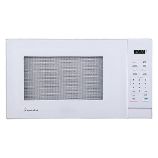 Magic Chef 1.1 Cu. Ft. 1,000W Countertop Microwave with Digital Touch Controls - White