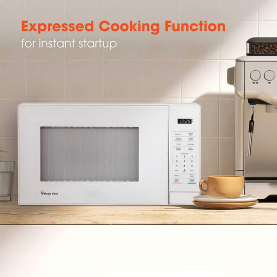 Magic Chef 1.1 Cu. Ft. 1,000W Countertop Microwave with Digital Touch Controls - White - view 7