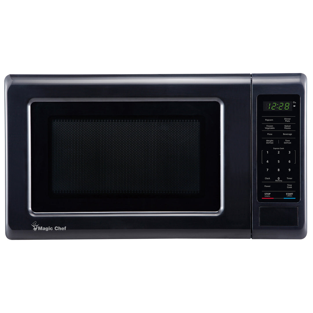 Magic Chef 0.7 Cu. Ft. 700W Countertop Microwave with Digital Touch Controls - Black
