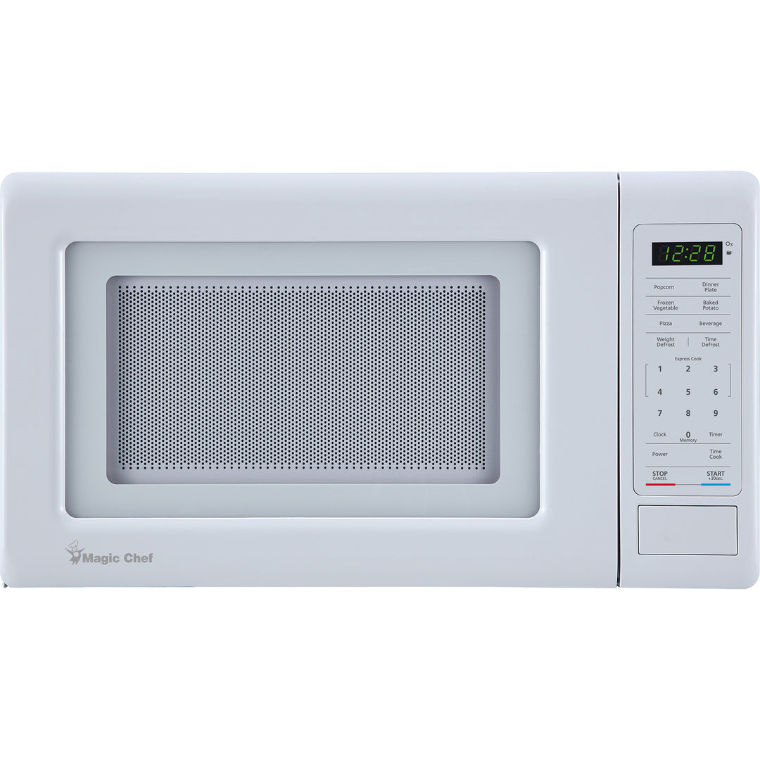 Magic Chef 0.7 Cu. Ft. 700W Countertop Microwave with Digital Touch Controls - White