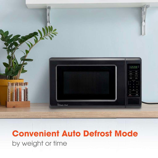 Magic Chef 0.9 Cu. Ft. 900W Countertop Microwave with Digital Touch Controls - Black - view 8