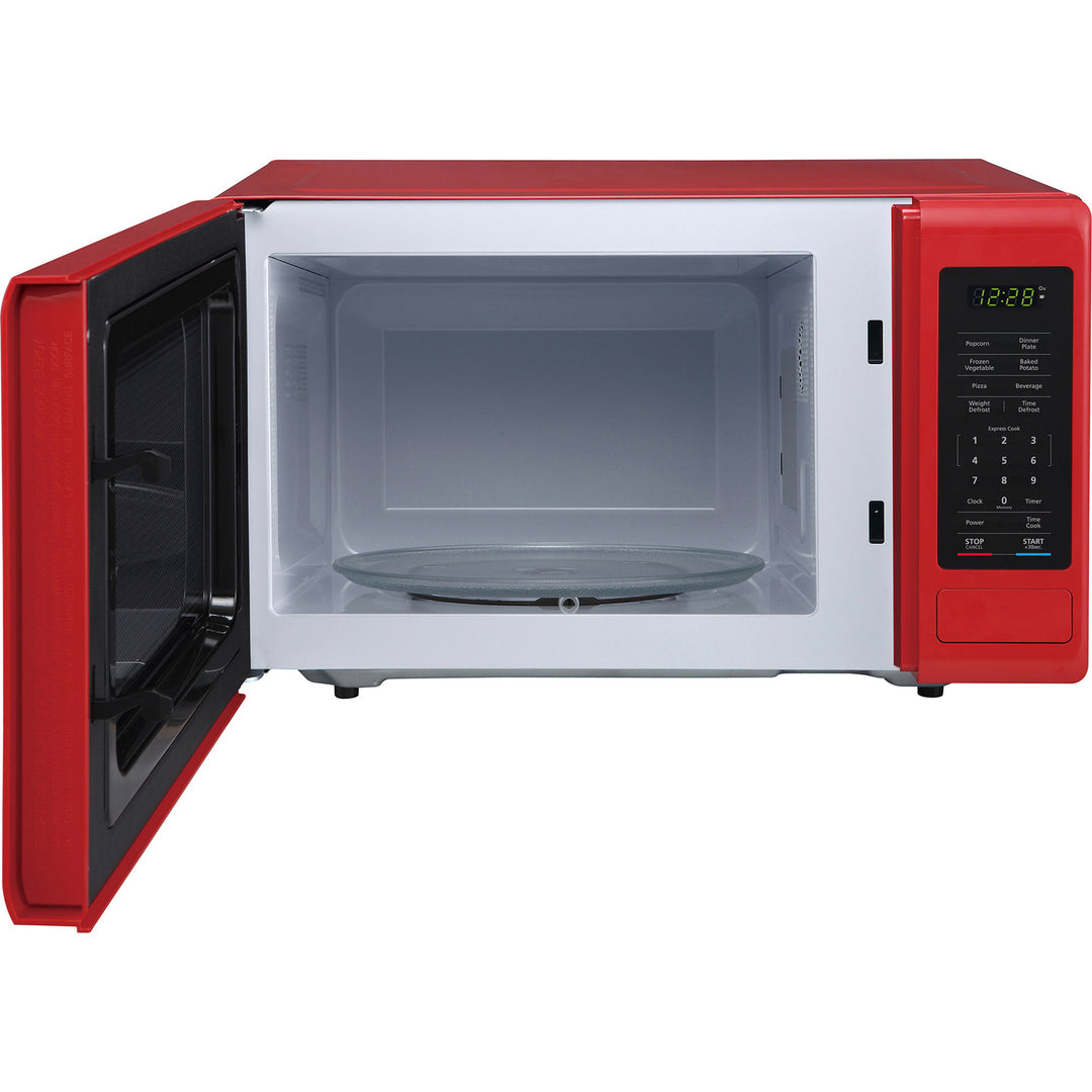 Magic Chef 0.9 Cu. Ft. 900W Countertop Microwave with Digital Touch Controls - Red - view 2