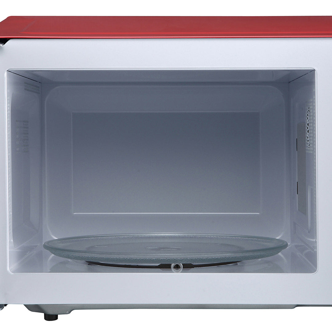 Magic Chef 0.9 Cu. Ft. 900W Countertop Microwave with Digital Touch Controls - Red - view 3