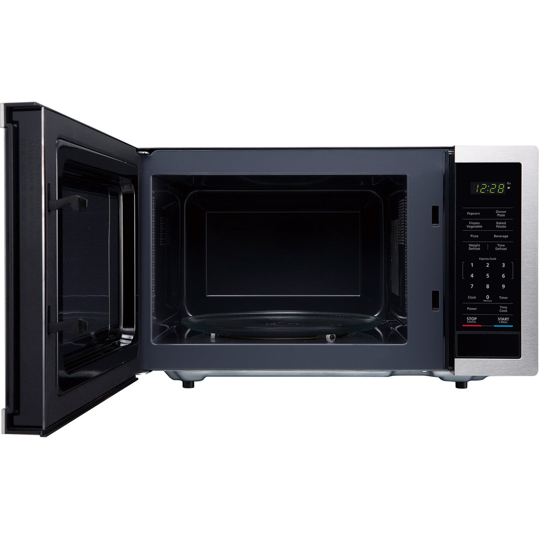 Magic Chef 0.9 Cu. Ft. 900W Countertop Microwave with Digital Touch Controls - Stainless Steel - view 2