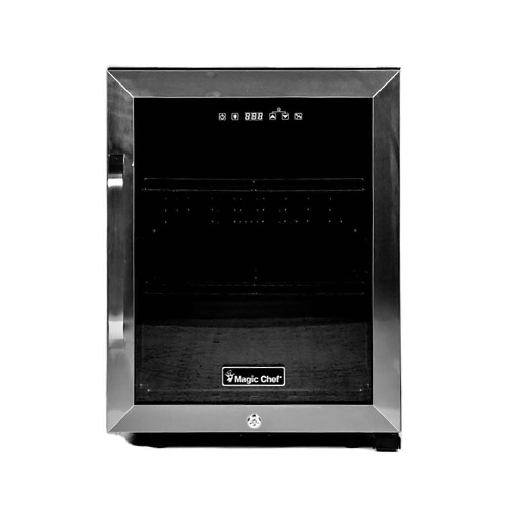 Magic Chef Commercial 2.1 Cu. Ft. 58-Can Glass-Door Beverage Cooler, Stainless - view 2
