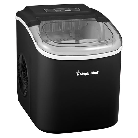 Magic Chef Portable Countertop Ice Maker, 27 Lb. per Day - Black