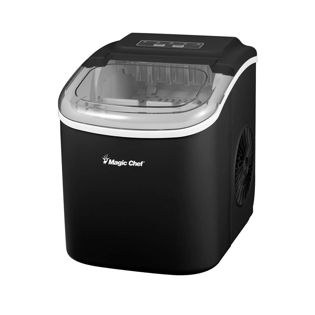 Magic Chef Portable Countertop Ice Maker, 27 Lb. per Day - Black - view 3