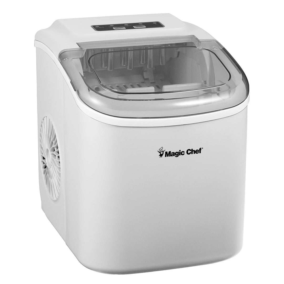 Magic Chef Portable Countertop Ice Maker, 27 Lb. per Day - White