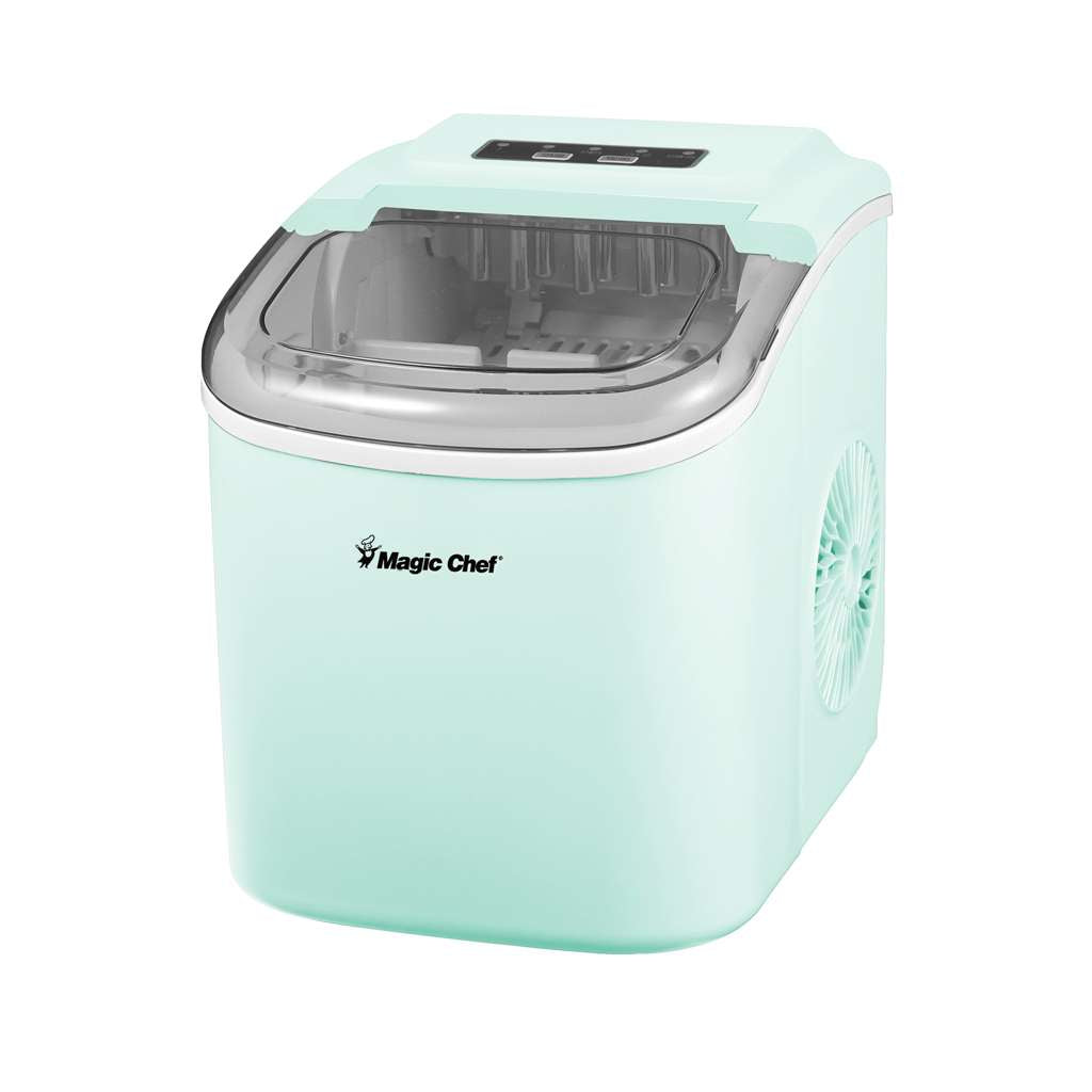 Magic Chef Portable Countertop Ice Maker, 27 Lb. per Day - Mint Green - view 4