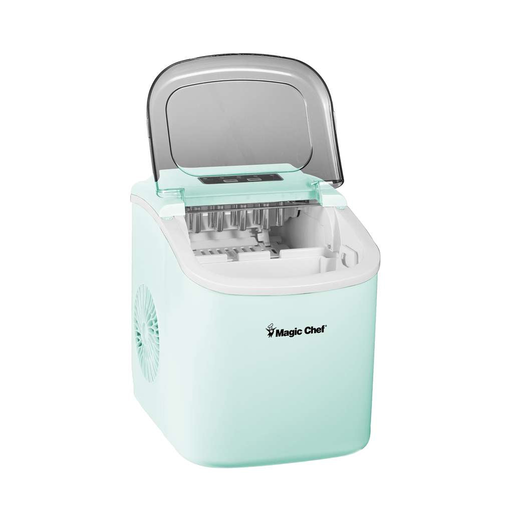 Magic Chef Portable Countertop Ice Maker, 27 Lb. per Day - Mint Green - view 5