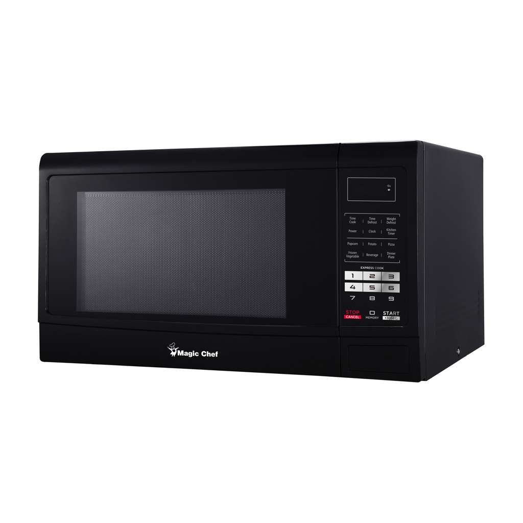 Magic Chef 1.6 Cu. Ft. 1,100W Countertop Microwave with Digital Controls - Black - view 3