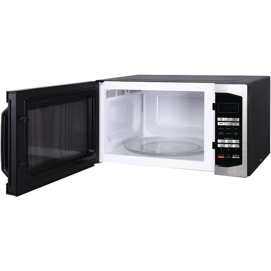 Magic Chef 1.6 Cu. Ft. 1,100W Countertop Microwave with Digital Controls - Stainless Steel - view 3