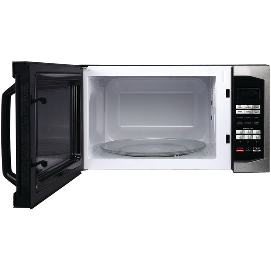 Magic Chef 1.6 Cu. Ft. 1,100W Countertop Microwave with Digital Controls - Stainless Steel - view 4
