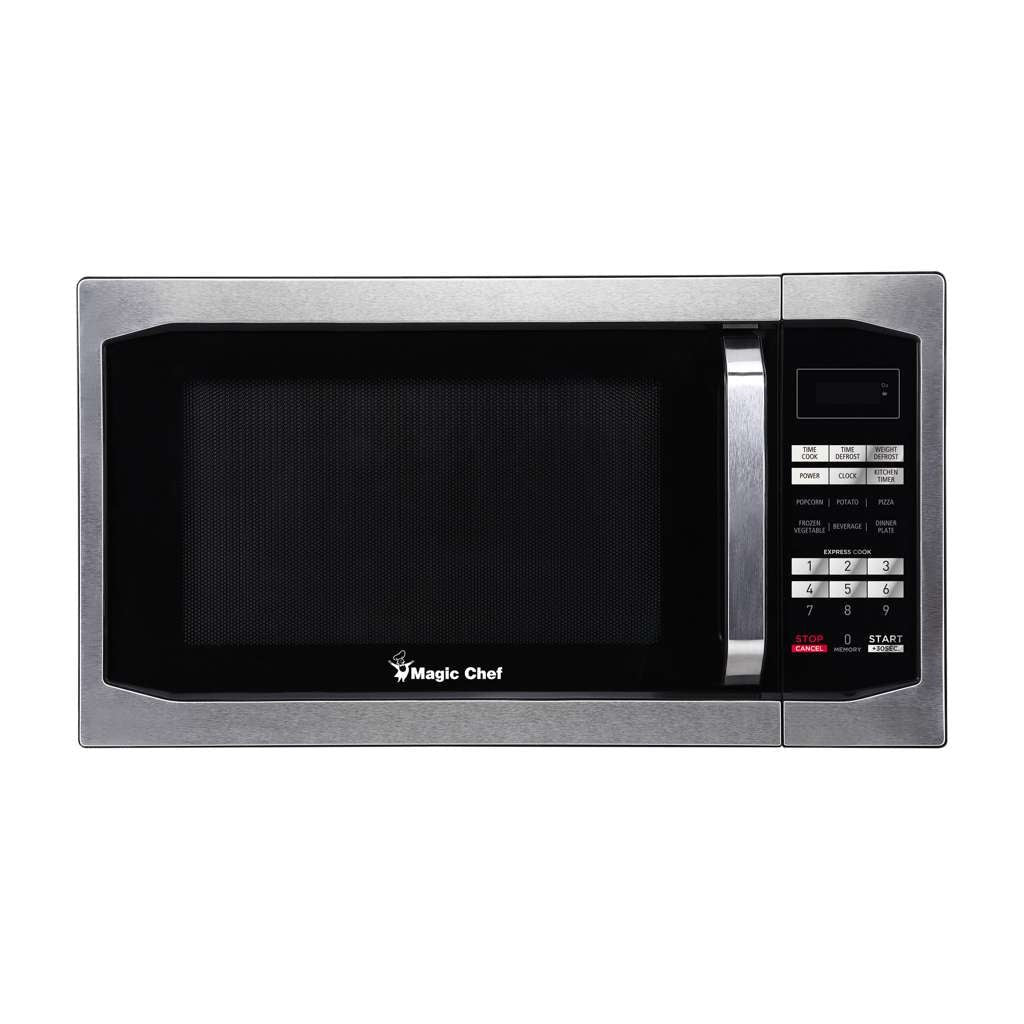 Magic Chef 1.6 Cu. Ft. 1,100W Countertop Microwave with Digital Controls - Stainless Steel - view 5