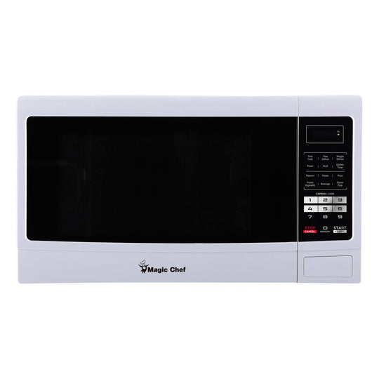 Magic Chef 1.6 Cu. Ft. 1,100W Countertop Microwave with Digital Controls - White