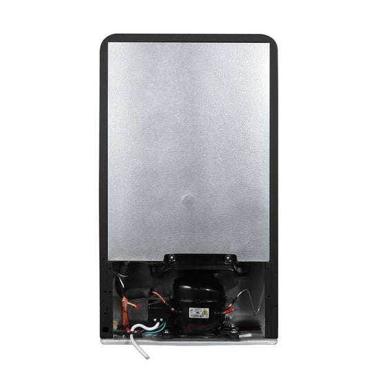 Magic Chef 3.2 Cu. Ft. Retro Mini Fridge with Chrome Handle - Black - view 6