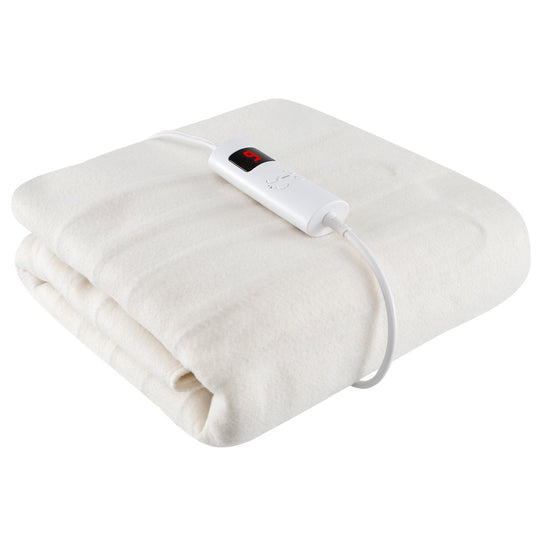 Electric Heated Mattress Pad with Dual Controllers & Auto-Off