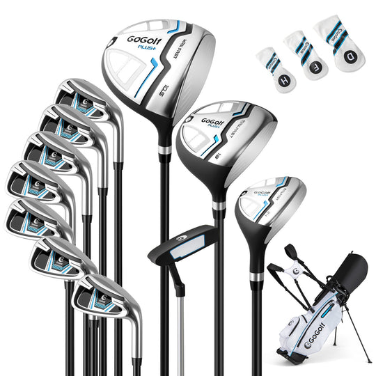 Men's Complete Golf Clubs and Bag Set-White