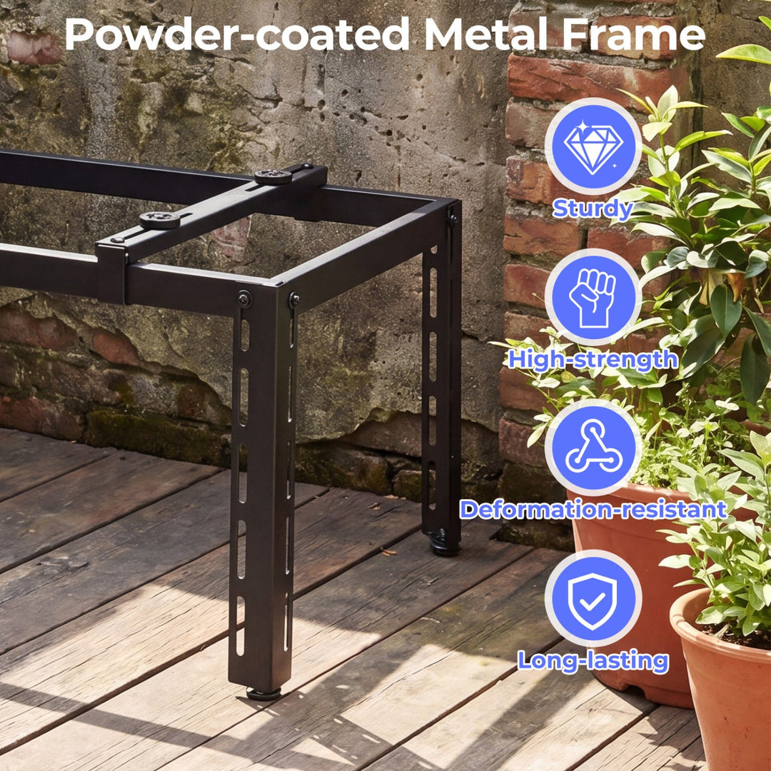 Mini Split Ground Stand Adjustable for 9000-36000 BTU Ductless Air Conditioners Heat Pump