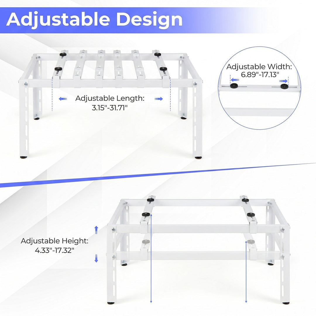 Mini Split Ground Stand Adjustable for 9000-36000 BTU Ductless Air Conditioners Heat Pump