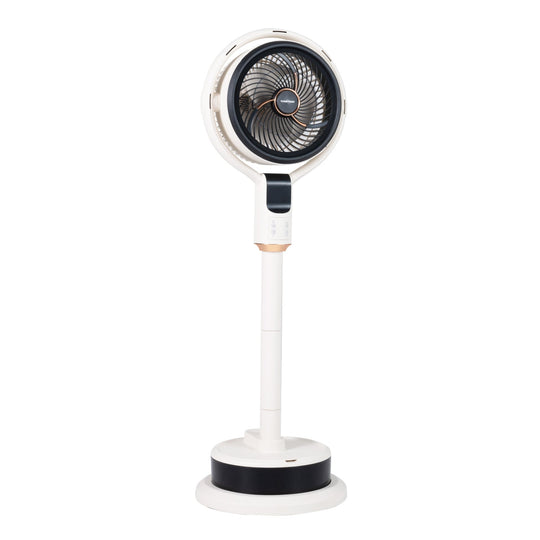 Misting Pedestal Fan Air Circulator with 90° Auto Oscillation Floor Standing Fan with 8 Speeds