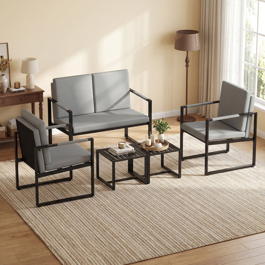 Modern Loveseat Sofa 2 Seater Small Couch