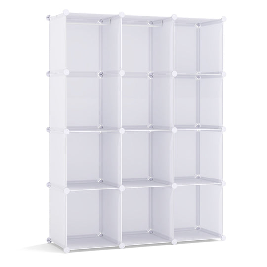 Modular Kids Wardrobe with 10 Cubes & Hanging Rod