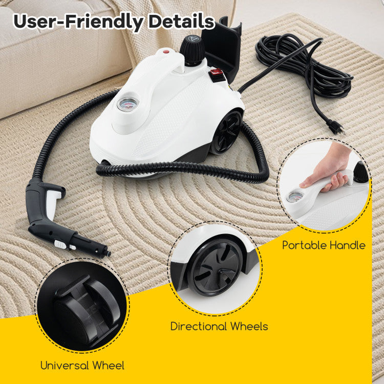 1800W Multipurpose Steam Cleaner with 61 oz Tank