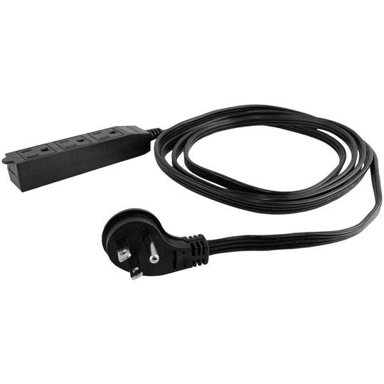 Stanley CordMax 9-Ft. 3-Outlet Indoor Extension Cord with Low-Profile Flat Plug, Black - view 2