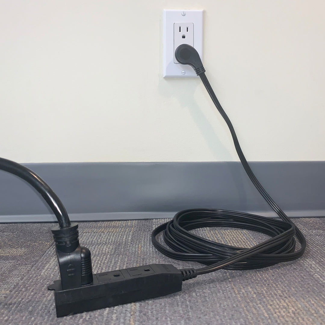 Stanley CordMax 9-Ft. 3-Outlet Indoor Extension Cord with Low-Profile Flat Plug, Black - view 6