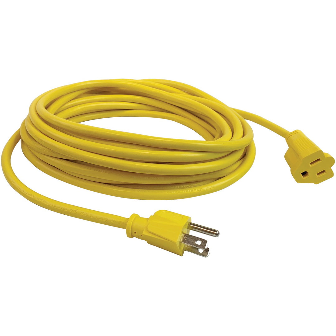 Stanley 25-Ft. 16/3 Outdoor Grounded Extension Cord, Yellow - view 3