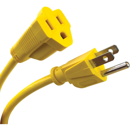 Stanley 25-Ft. 16/3 Outdoor Grounded Extension Cord, Yellow - view 5