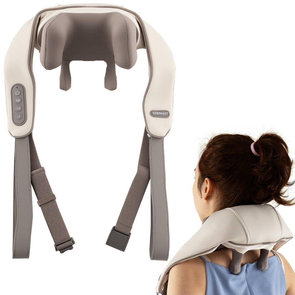 Neck Shoulder Massager 4D Deep Tissue Kneading Shiatsu Massage Machine