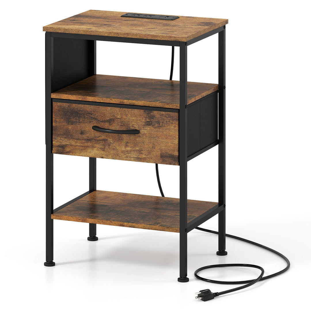 Desktop Organizer 6-Tier Mini Storage Rack with 2 Removable Shelves