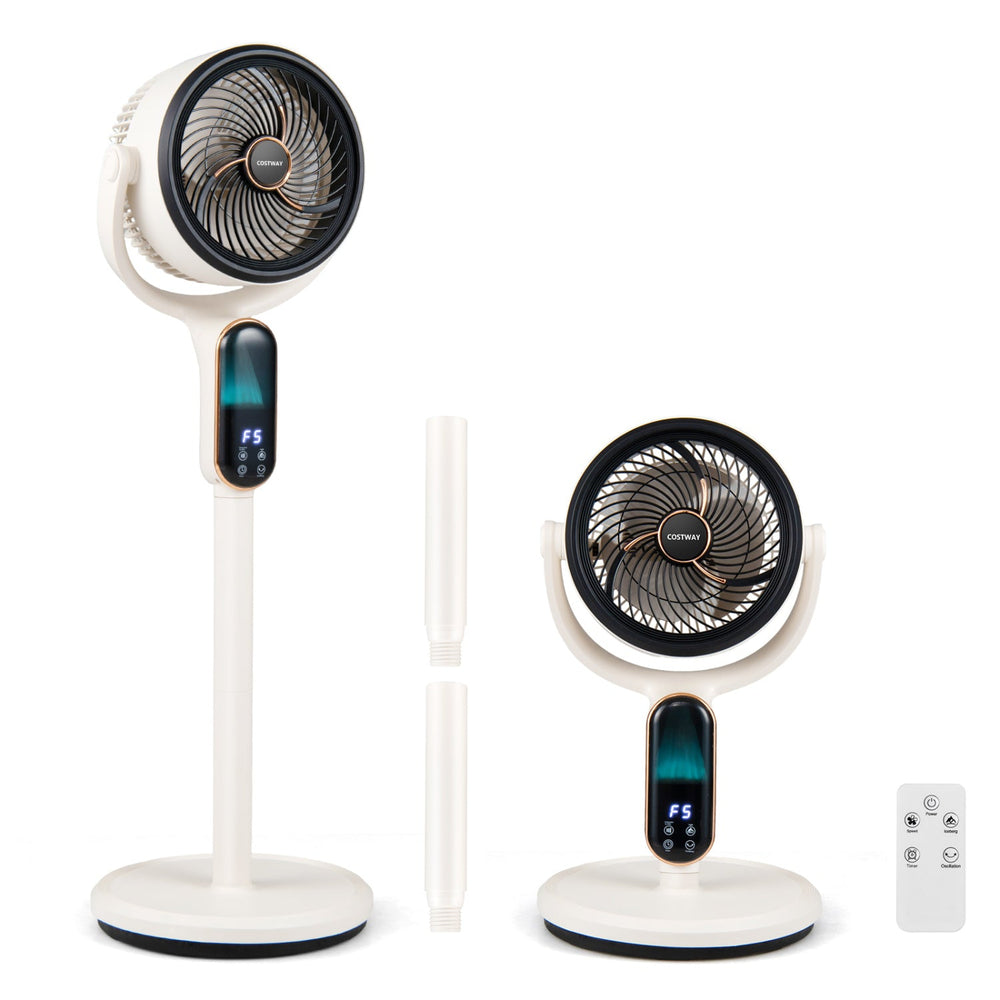 Oscillating Pedestal Fan with Remote and 8 Speeds