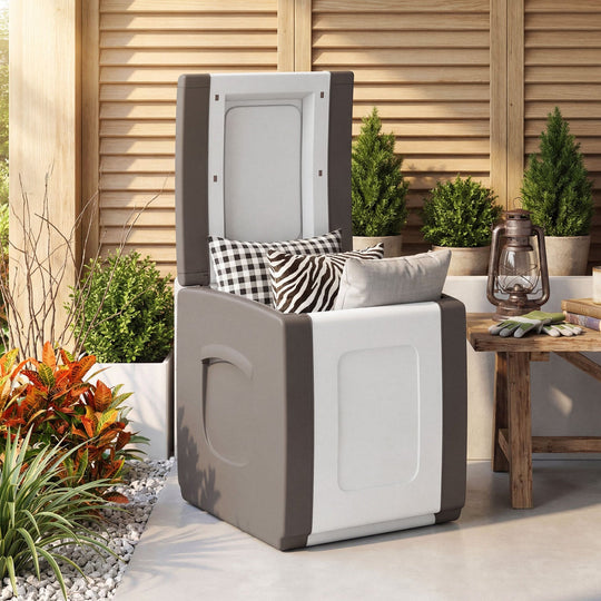 Outdoor Deck Box with Lid for Packages and Garden