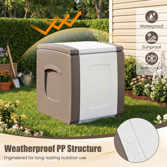 Outdoor Deck Box with Lid for Packages and Garden