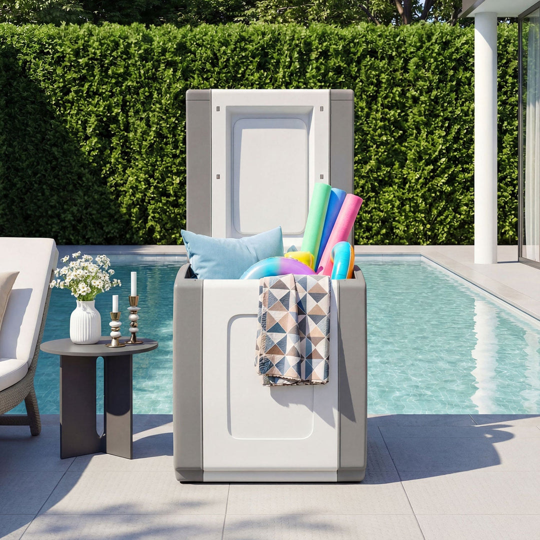 Outdoor Deck Box with Lid for Packages and Garden