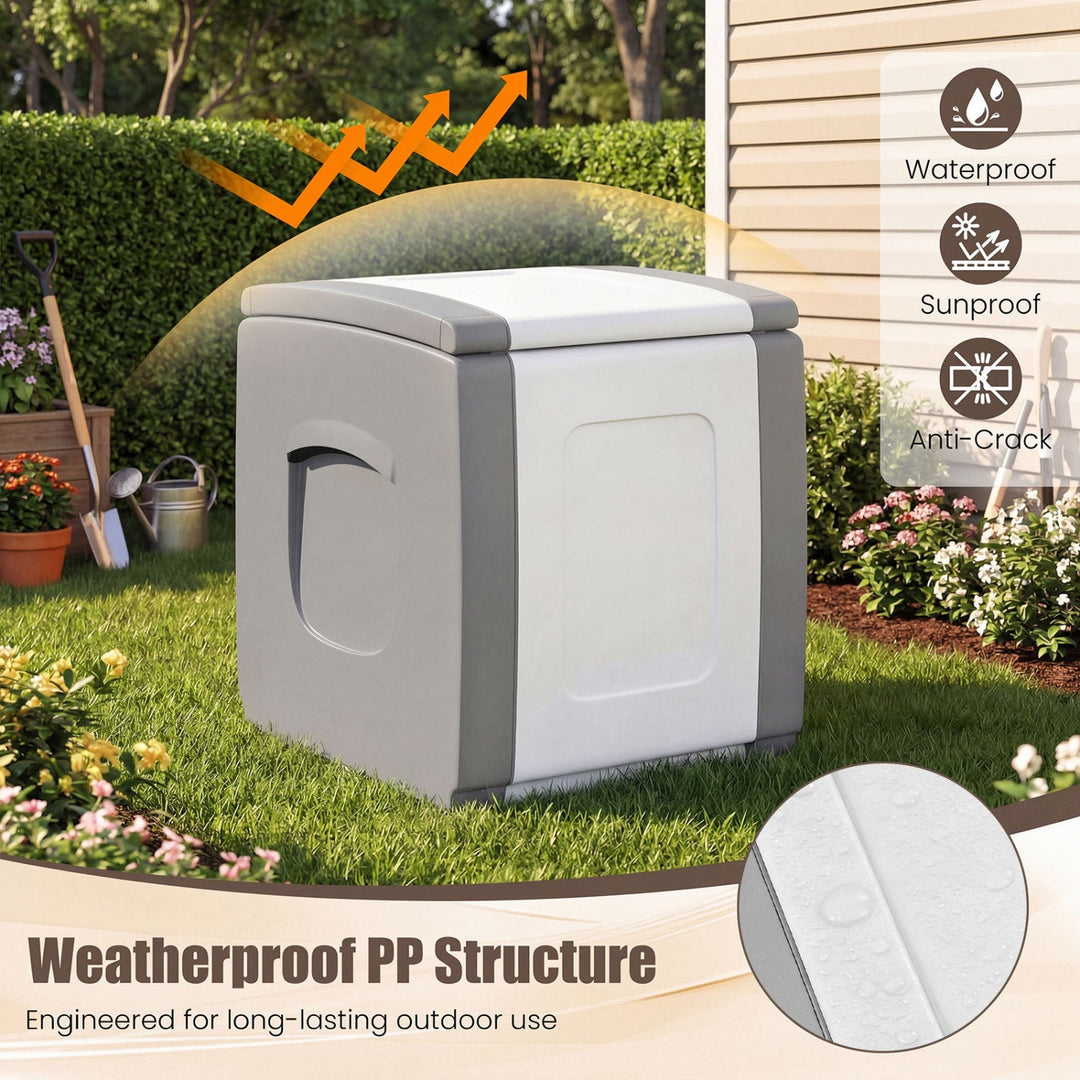 Outdoor Deck Box with Lid for Packages and Garden