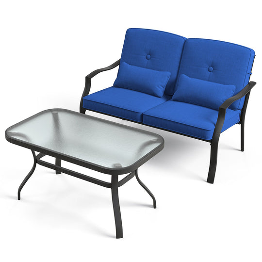 Outdoor Loveseat Chair Set with
